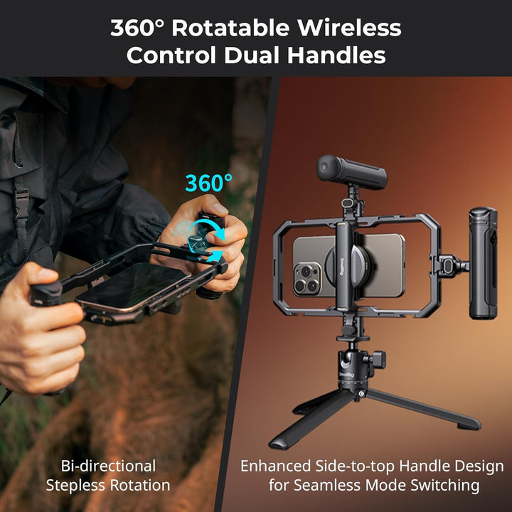 SmallRig All-in-One Universal Quick Release Phone Video Rig Kit Pro, Telefonstabilisator-Rig-Kit mit