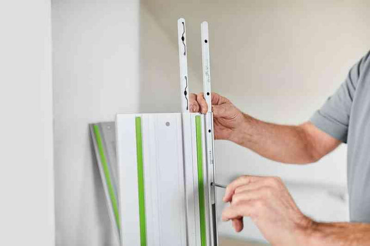 Festool Zubehör-Set SYS3 M 137 FS/2-Set (mit Winkelanschlag, Verbindungsstücke, Abweiser, Schraubzwi