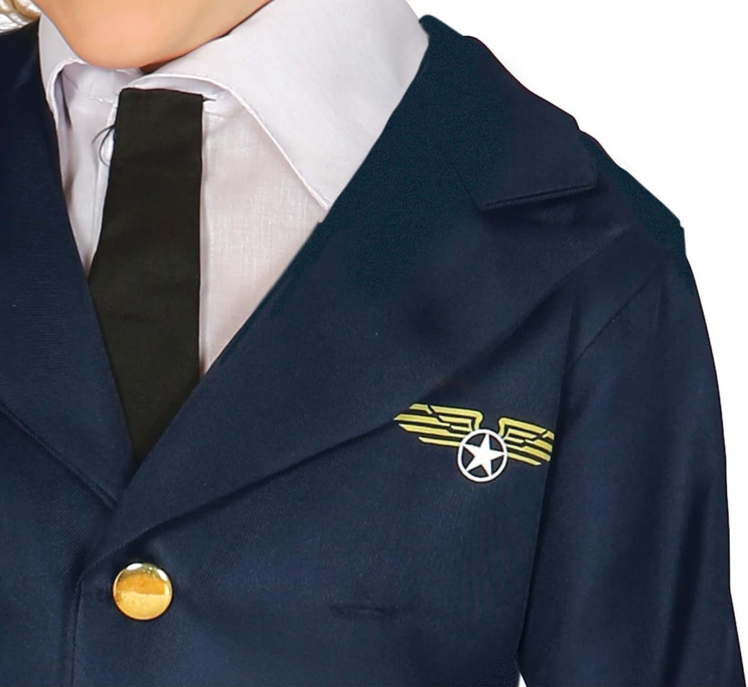 Guirca - Fliegerpiloten-Kostüm Grösse 7-9 Jahre (81382.0)