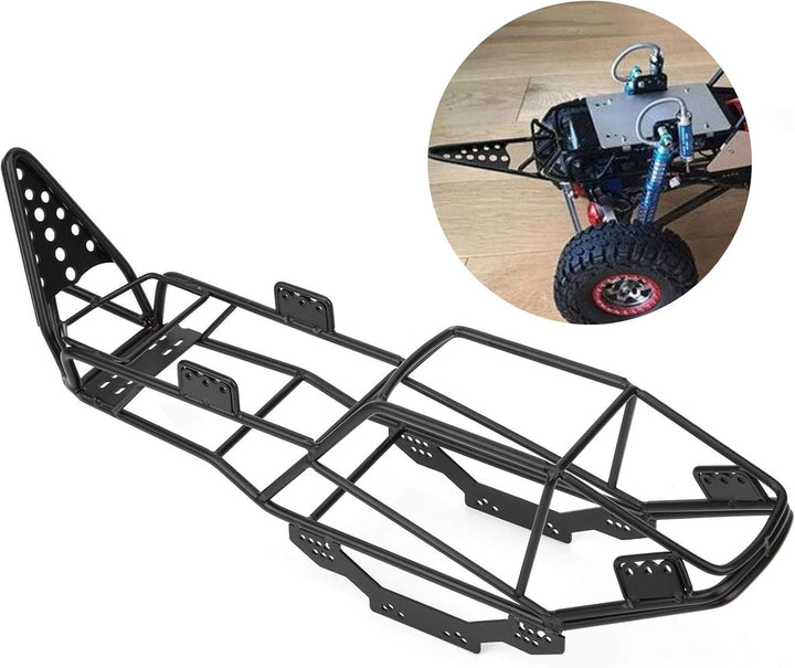 KIMISS Metall-Überrollkäfig, Karosserie-Chassis für Axiales SCX10 Scx10-Käfig Axiales Vollrohrrahmen