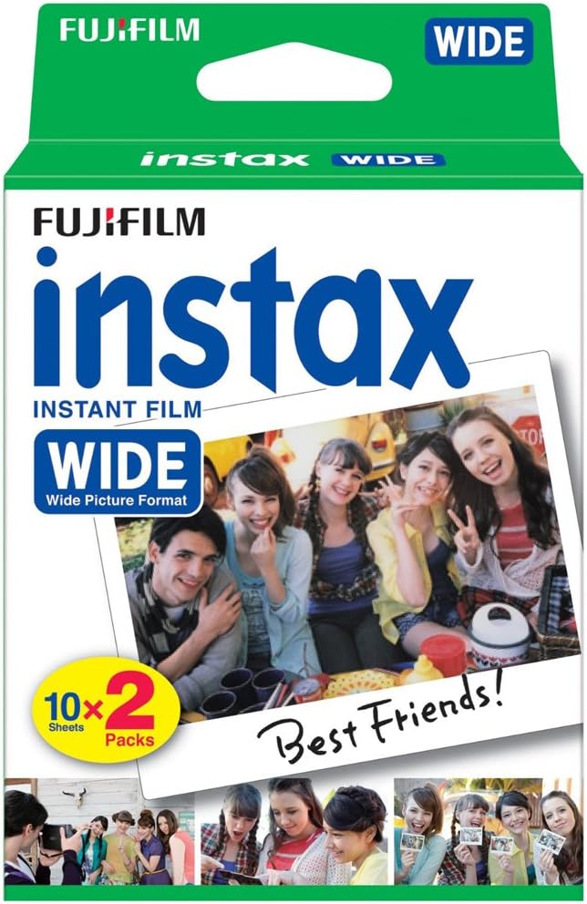 Fujifilm 16026642 Instax Wide Film Doppelpack (Multi)