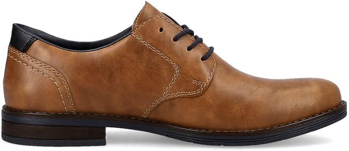 Rieker Herren Businessschuhe 10316, Männer Schnürschuhe 44 EU Braun 24, 44 EU Braun 24
