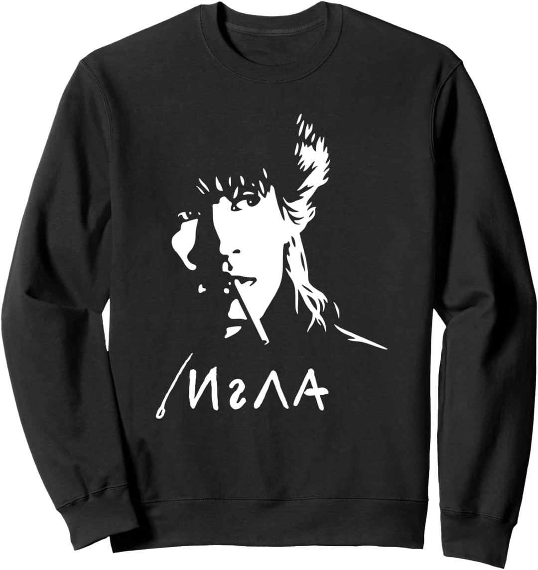 Wiktor Zoi Rockmusiker Russland Kino Sweatshirt