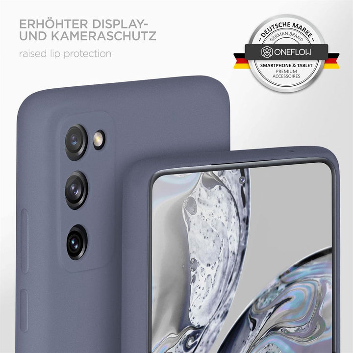 ONEFLOW Soft Case für Samsung Galaxy S20 FE/FE 5G Hülle aus Silikon mit Kameraschutz, Silikonhülle m
