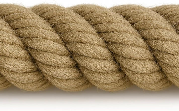 CORDAMARKET Seil Cañamo, Unisex Erwachsene, Unisex-Erwachsene 20 mm a 15 MTS Braun, 20 mm a 15 MTS B