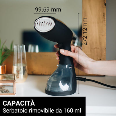 SteamOne - Tragbarer Steamer & Dampfglätter S Travel - Dampfbügler mit 1400W, 24g/min in 30s Einsatz