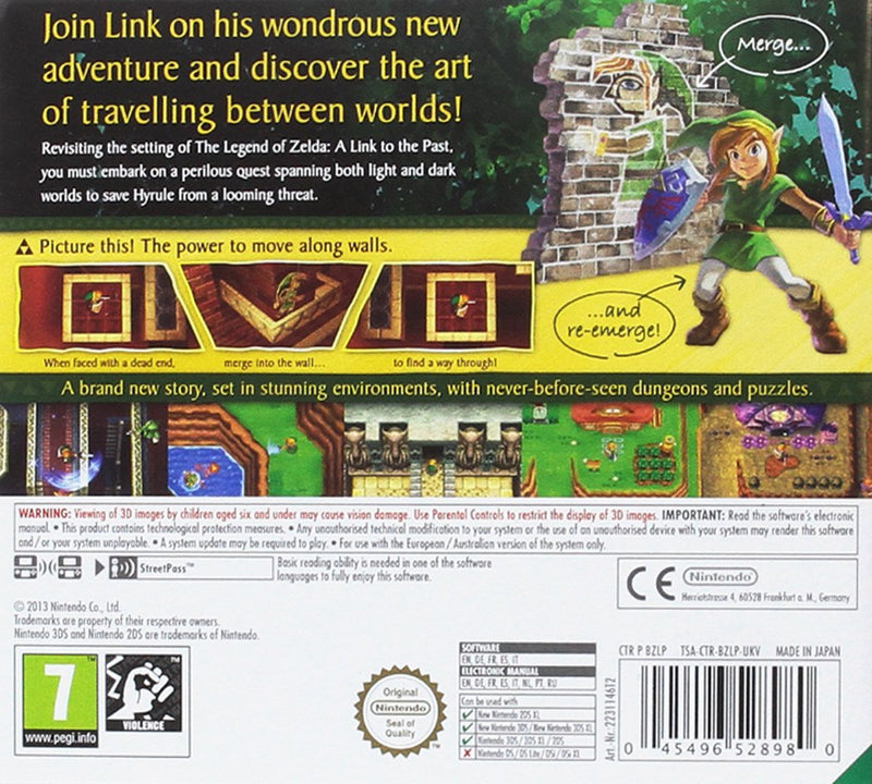 Nintendo The Legend of Zelda: A Link Between Worlds 3DS [