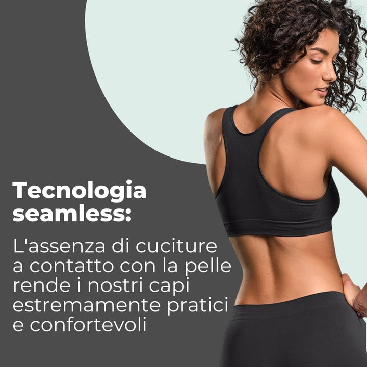 FOCENZA 3 Stück Set Sport BH Damen, Sport BH ohne Bügel aus Atmungsaktive Mikrofaser, Top Gym Damen