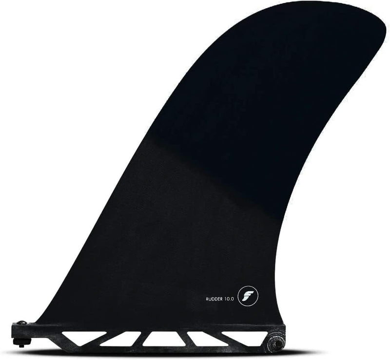 Futures Single Fin Rudder 10.0 Fiberglass Black US Box Surfboard Longboard Finne