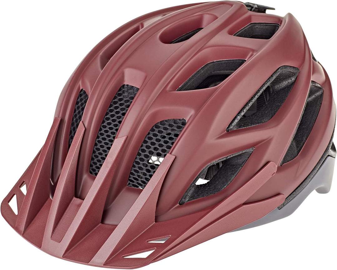 KED Companion MTB Fahrrad Helm matt rot 2022 L (55-61cm), L (55-61cm)
