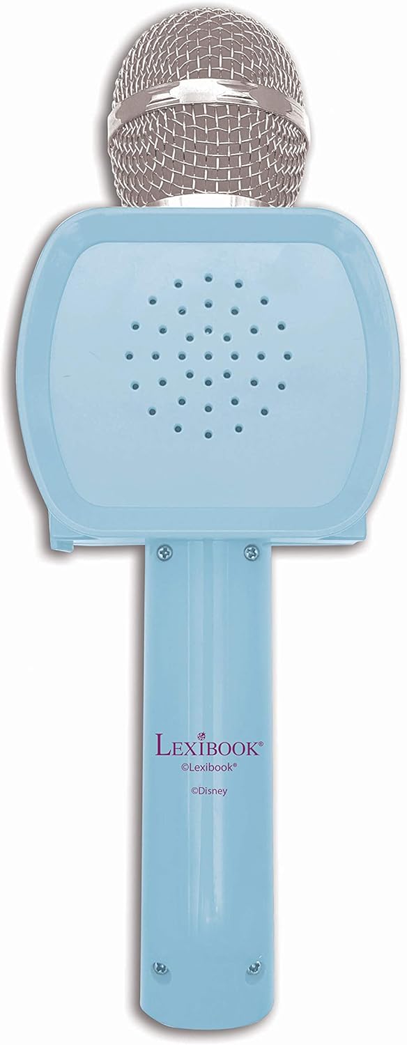 Lexibook MIC240FZ Disney Frozen 2 Die Eiskönigin ELSA Bluetooth-Mikrofon mit Voice-Changer-Funktion,