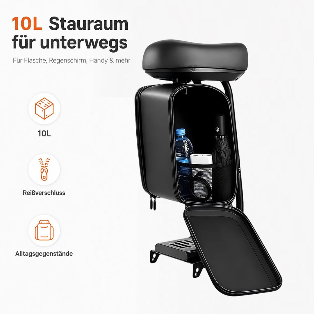 E Scooter Sitz für Segway Ninebot G30D, G30D II &amp; MAX G30 | nicht für MAX G3 – Elektroroller Sitz mi