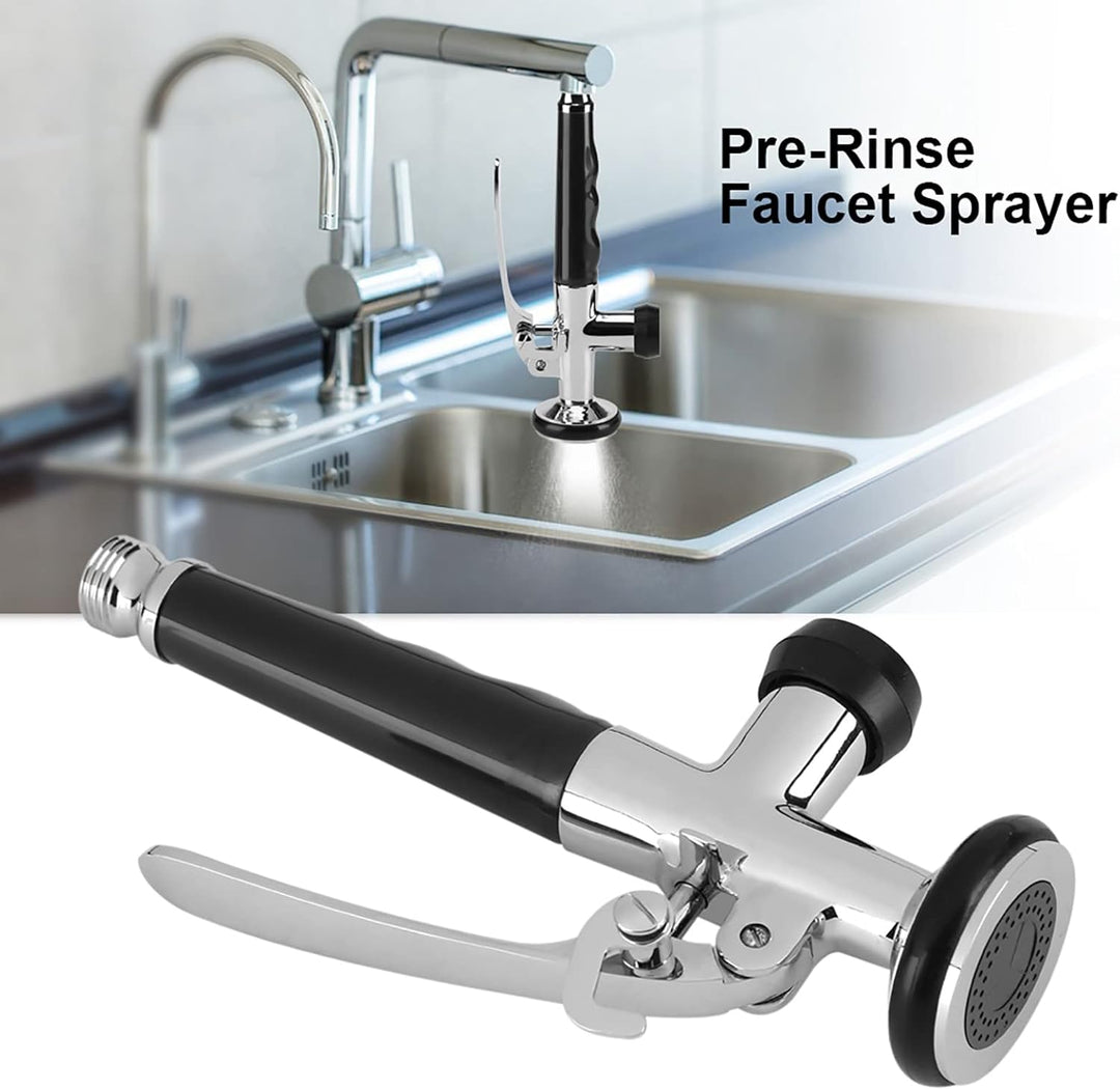 Estink Profi Handbrause, Pull-Down-Wasserhahn, Messing + Edelstahl Spültischarmatur, G 1/2" Anschlus
