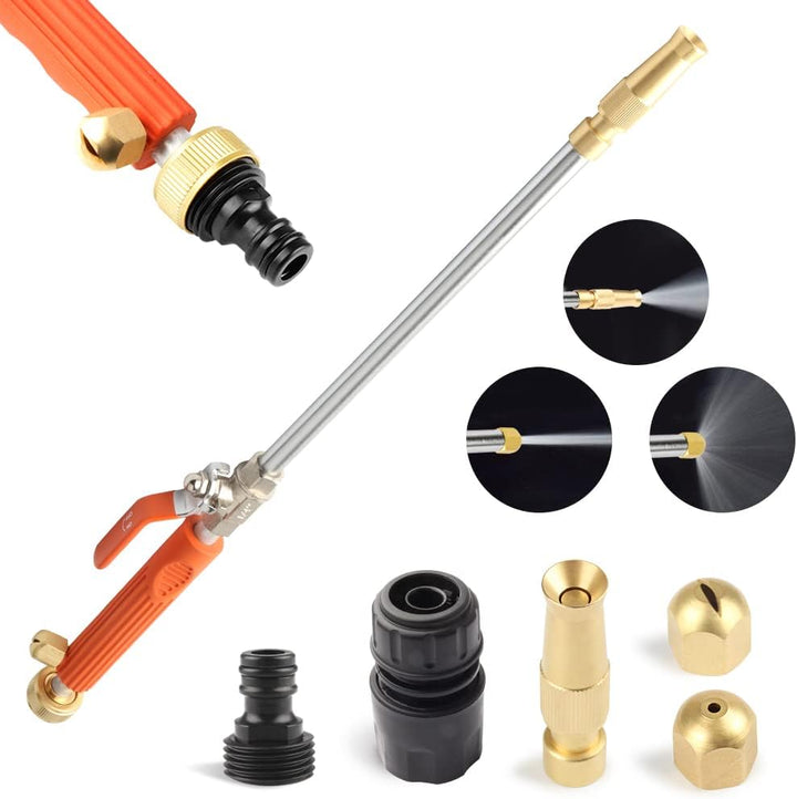 Jet Hochdruck-Hochdruckreiniger, Tragbare Hydrojet Hochdruckreiniger Gartenschlauch Ende, Glasfenste