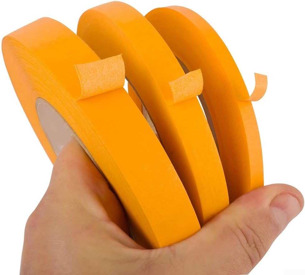 Easy Application Guitar Fretboard Masking Tape No Residual Glue, 3 Sizes