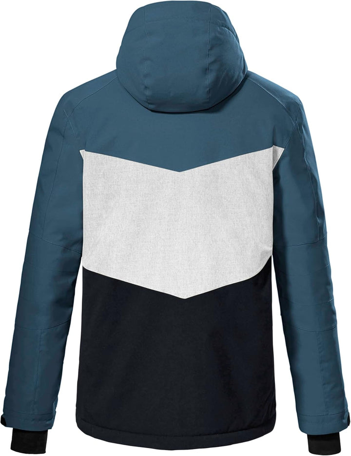 Killtec Herren Ksw 45 Mn Ski Jckt Skijacke/Funktionsjacke mit abzippbarer Kapuze und Schneefang, sta