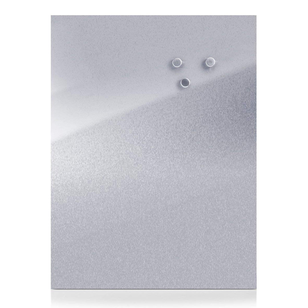 Zeller 11119 Magnettafel 60 x 80 cm, edelstahl 60 x 80 cm Single, 60 x 80 cm Single