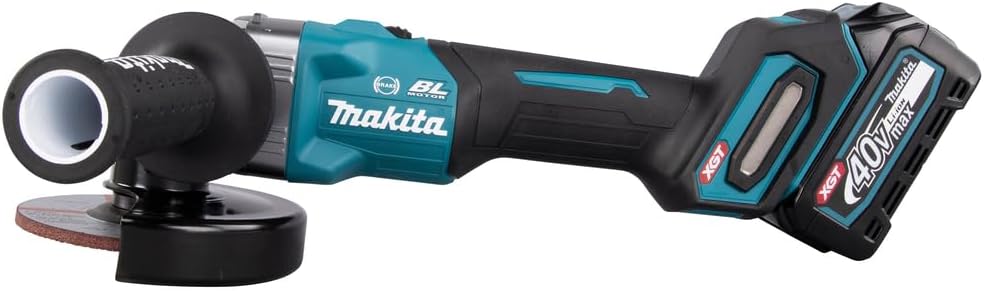 Makita GA005GM201 Akku-Winkelschleifer 40V max. / 4,0 Ah, 2 Akkus + Ladegerät im MAKPAC mit 2 Akkus