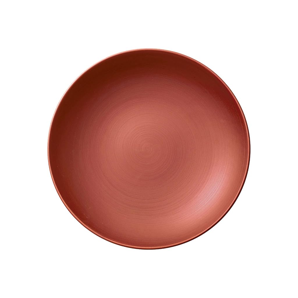 Villeroy und Boch Manufacture Glow Flache Schale, 23 cm, Premium Porzellan, Kupfer Glow Schale flach