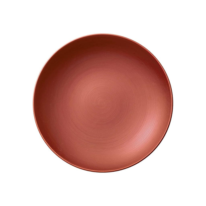 Villeroy und Boch Manufacture Glow Flache Schale, 23 cm, Premium Porzellan, Kupfer Glow Schale flach
