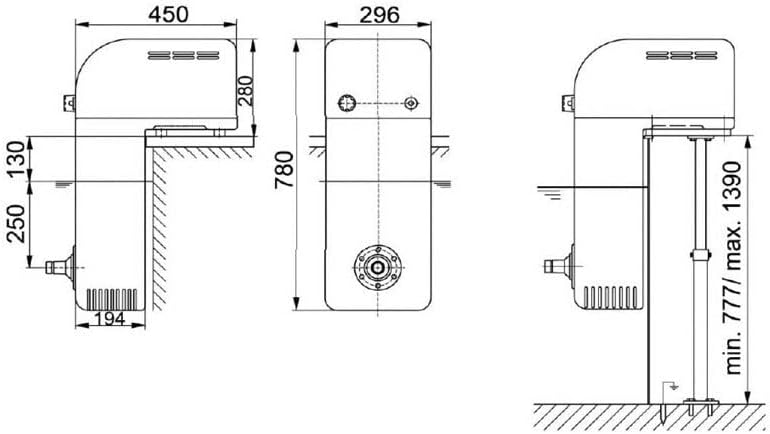 BADU Jet Active Version 2 Einhänge-Gegenstrom-Schwimmanlage 230 Volt