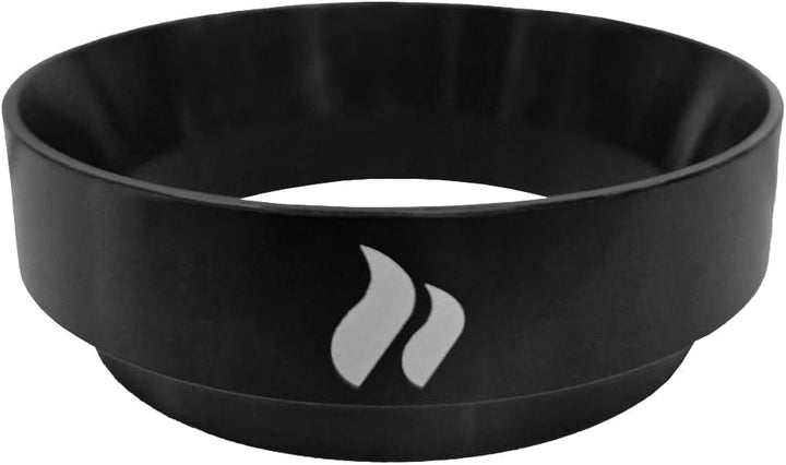roastmarket Dosierring schwarz (58mm) - Siebträger Dosierring magnetisch - Kaffeedosierring für saub