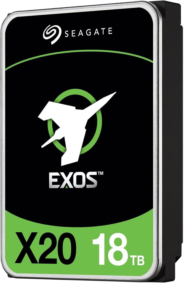 Seagate Exos X20 Enterprise 18TB HDD, interne Festplatte, Hyperscale 12GB/s SAS, 7.200 U/min, Modell