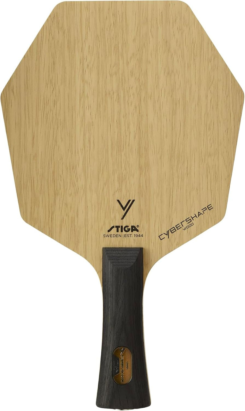 Stiga Tischtennisholz Cybershape Wood mit CWT Custom Weight Technology Konkav, Konkav