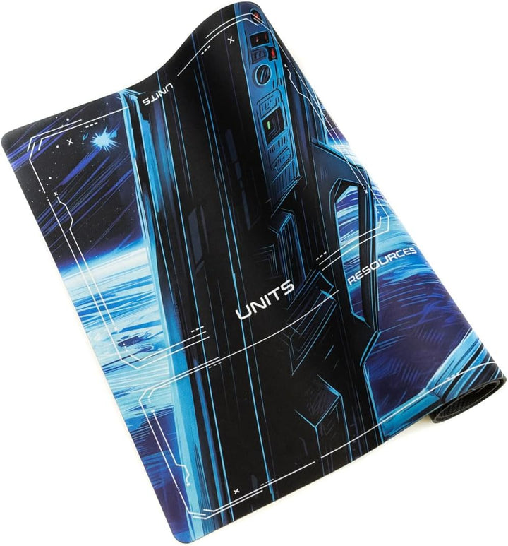 1 Spieler-Kartenspielmatte kompatibel mit Star Wars: Unlimited 24" x14“ / 61x35,5 cm - Raumschiff-Co