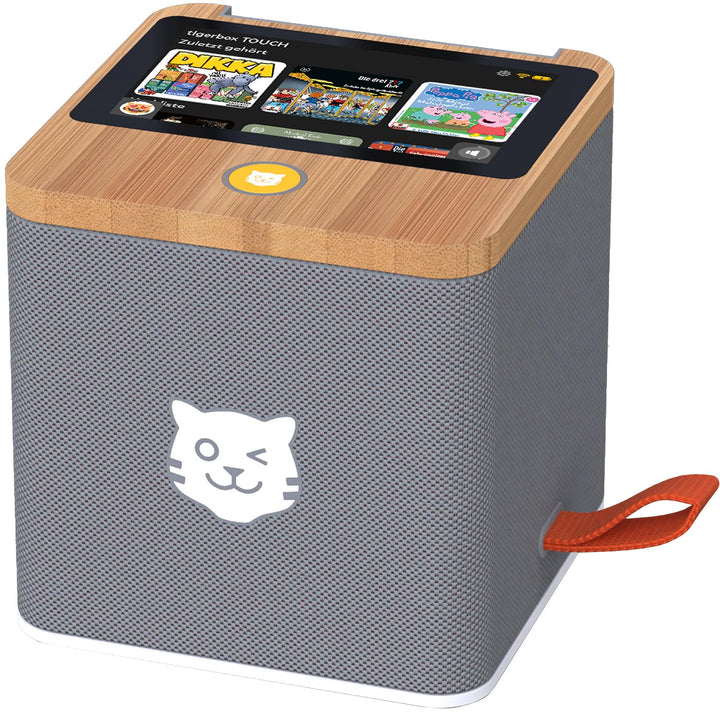 tigermedia tigerbox Touch Plus grau mit extra Langer Akkulaufzeit und Bluetooth Kopfhöreranschluss,