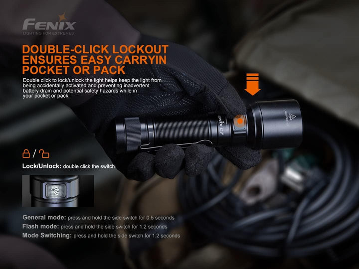 FENIX C7 Taschenlampe, Mehrfarbig (Mehrfarbig),