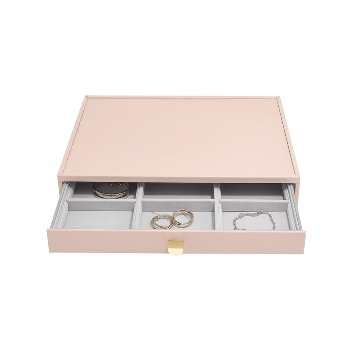 Stackers Blush Supersize Statement Drawer Blush Pink, Blush Pink