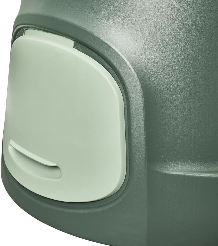 Elho Green Basics Komposter 200L - Komposter Garten - 100% Recyceltem Plastik - Ø L 66.6 x B 65.0 x