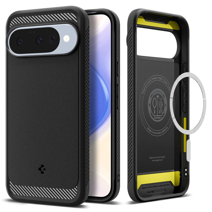 Spigen Rugged Armor MagFit Hülle für Google Pixel 10 und Pixel 10 Pro, Kompatibel Mit Pixelsnap und
