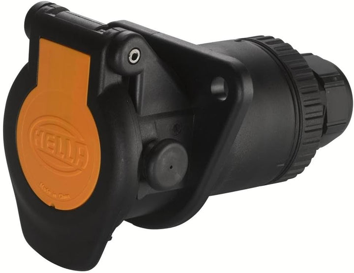 HELLA - Steckdose - 12V - 7-polig - Stecker: Rundstecker - DIN/ISO: 7638-2 - 8JB 011 895-001 für den
