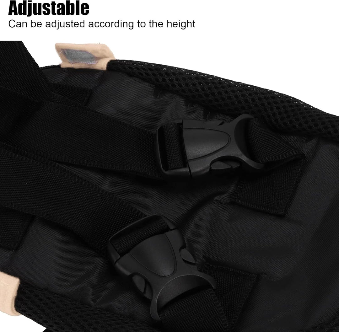 Haustier-Frontträger-, Haustier-Brustrucksack aus Nylon für Reisen, Fahrrad, Wandern, Motorrad (L) L