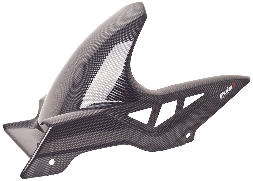 Puig 6038C Hinterradabdeckung, Carbon Look, Medium Kohlenstoff, Kohlenstoff