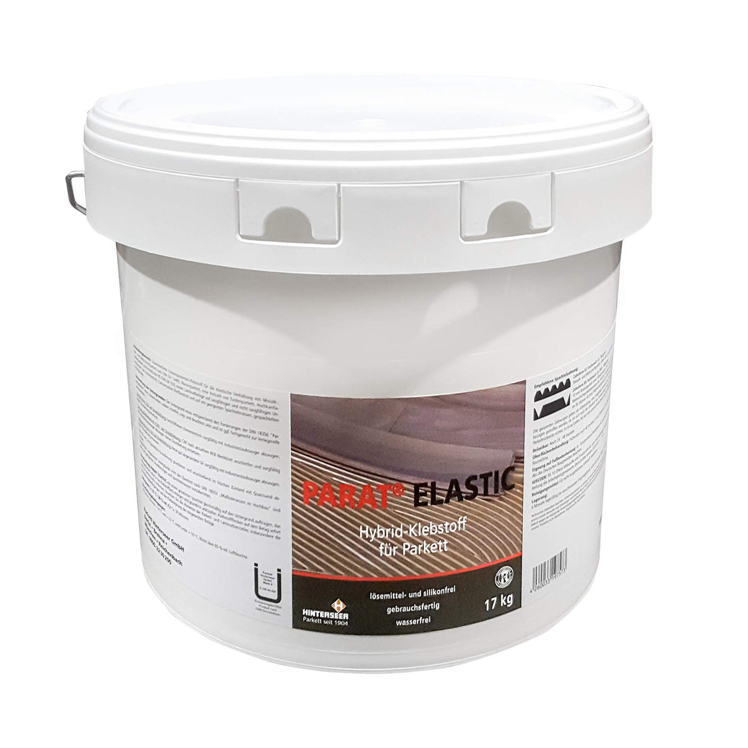 Hinterseer PARAT Elastic Parkettkleber 17 Kg EC 1 Hybrid-Klebstoff, bei Fussbodenheizung zwingend no