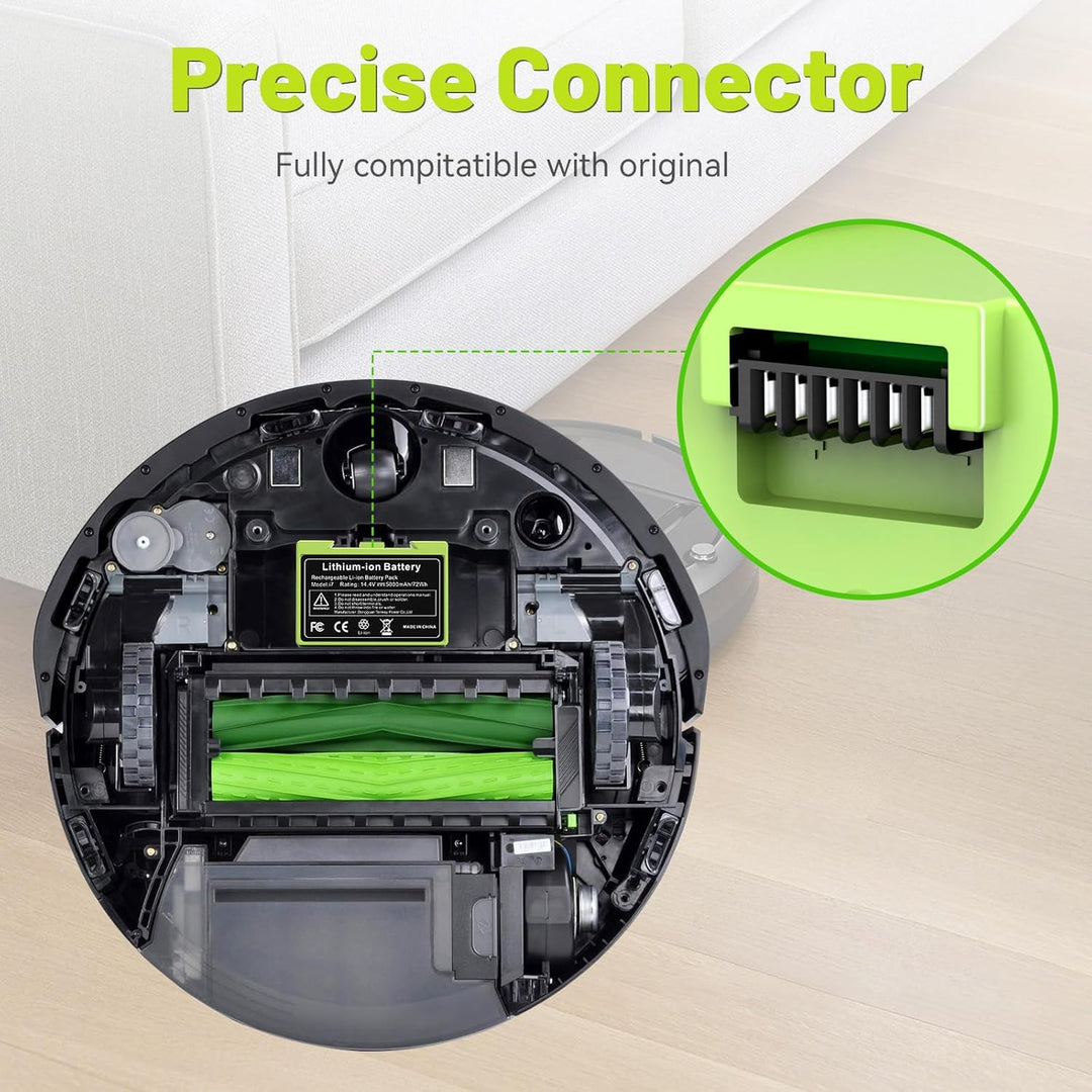 4000mah i7 Akku-Ersatz für iRobot Roomba i3 i3+ i4 i4+ i7 i7+ E5 E6 Serie i3 3150 i3+ 3550 e5 5150 e