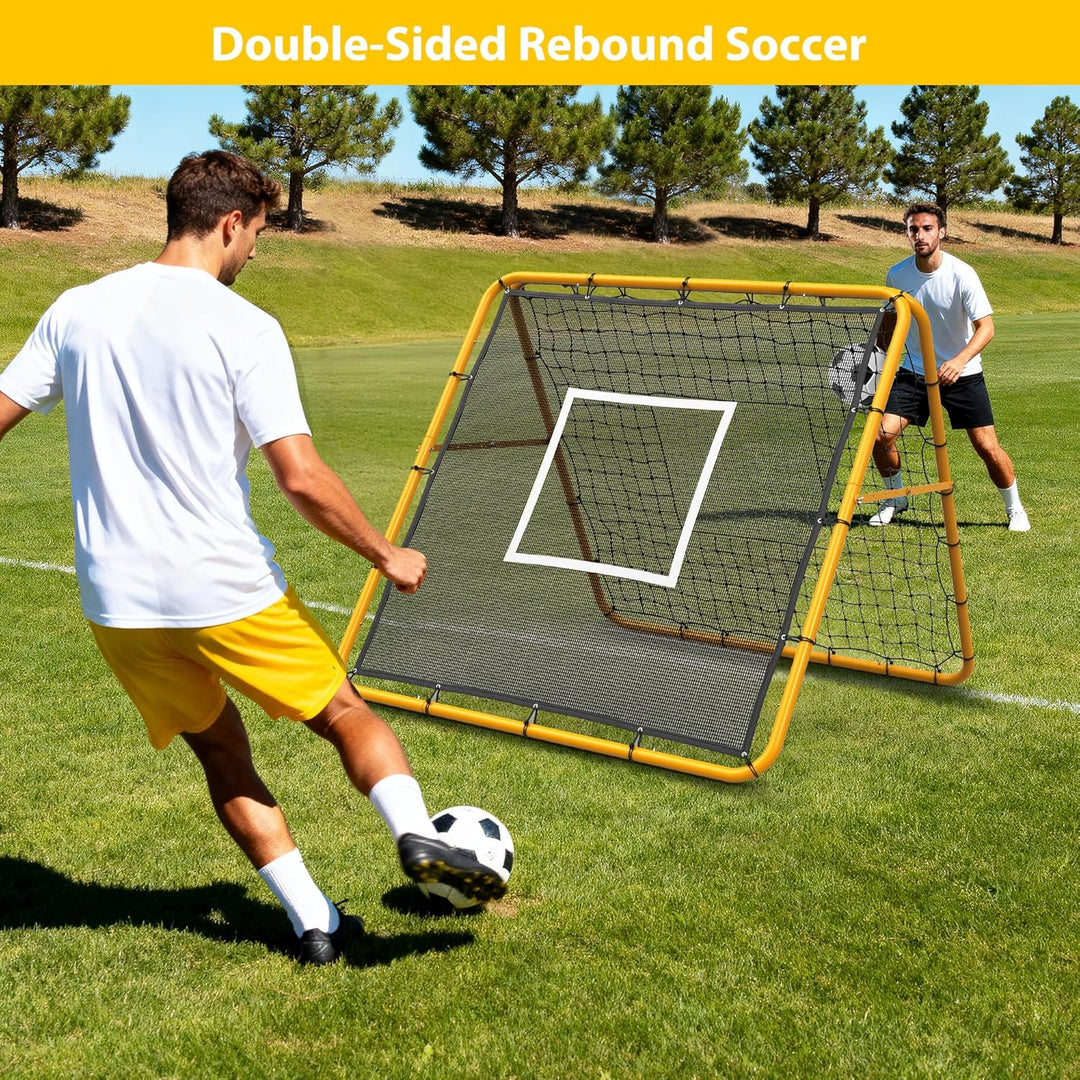GarveeLife Fussball Rebounder | Tragbares Rebound-Netz | Profi-Trainingshilfsmittel Für Geschicklich