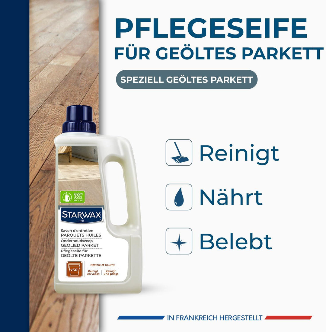 Seife Wartung Parkett geölte für Glanz