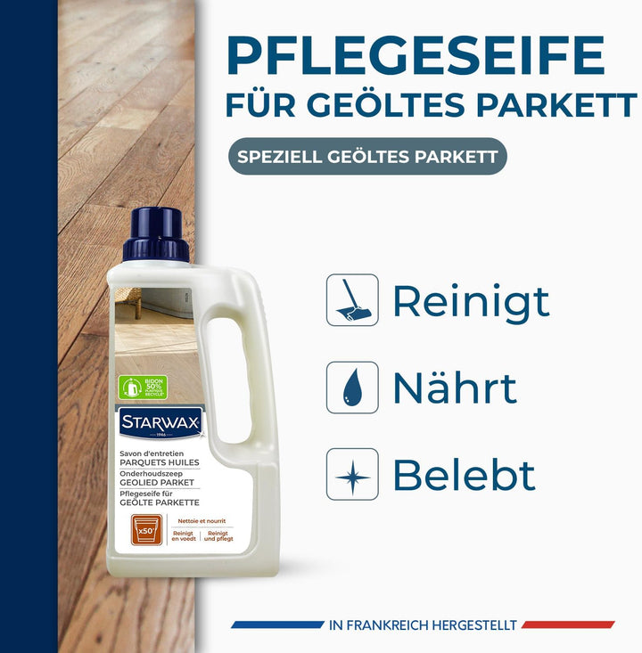 Seife Wartung Parkett geölte für Glanz