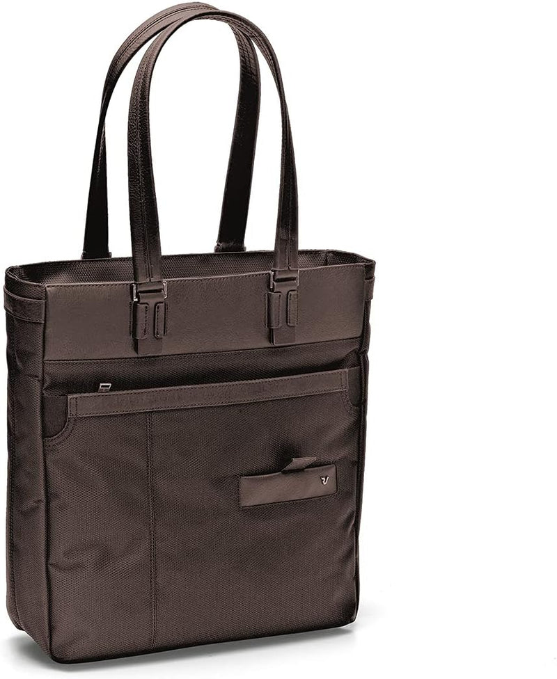 RONCATO Unisex Harvard Shopper Vertikale Tablet-Halterung Einheitsgrösse Dunkelbraun, Einheitsgrösse