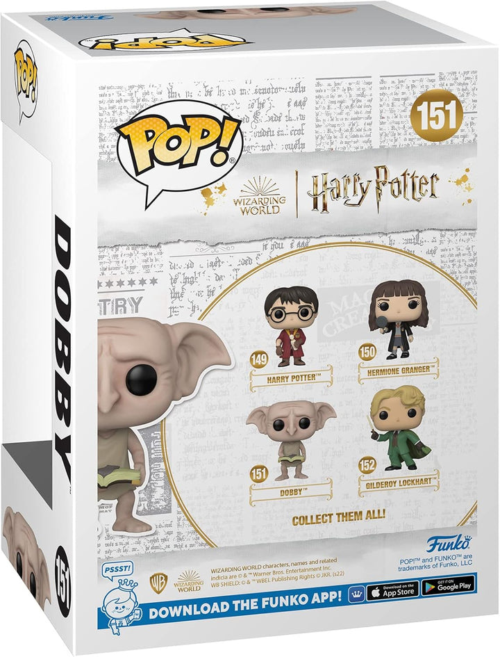 Funko Pop! Movies: Harry Potter Chamber of Secrets 20th - Dobby - Vinyl-Sammelfigur - Geschenkidee -