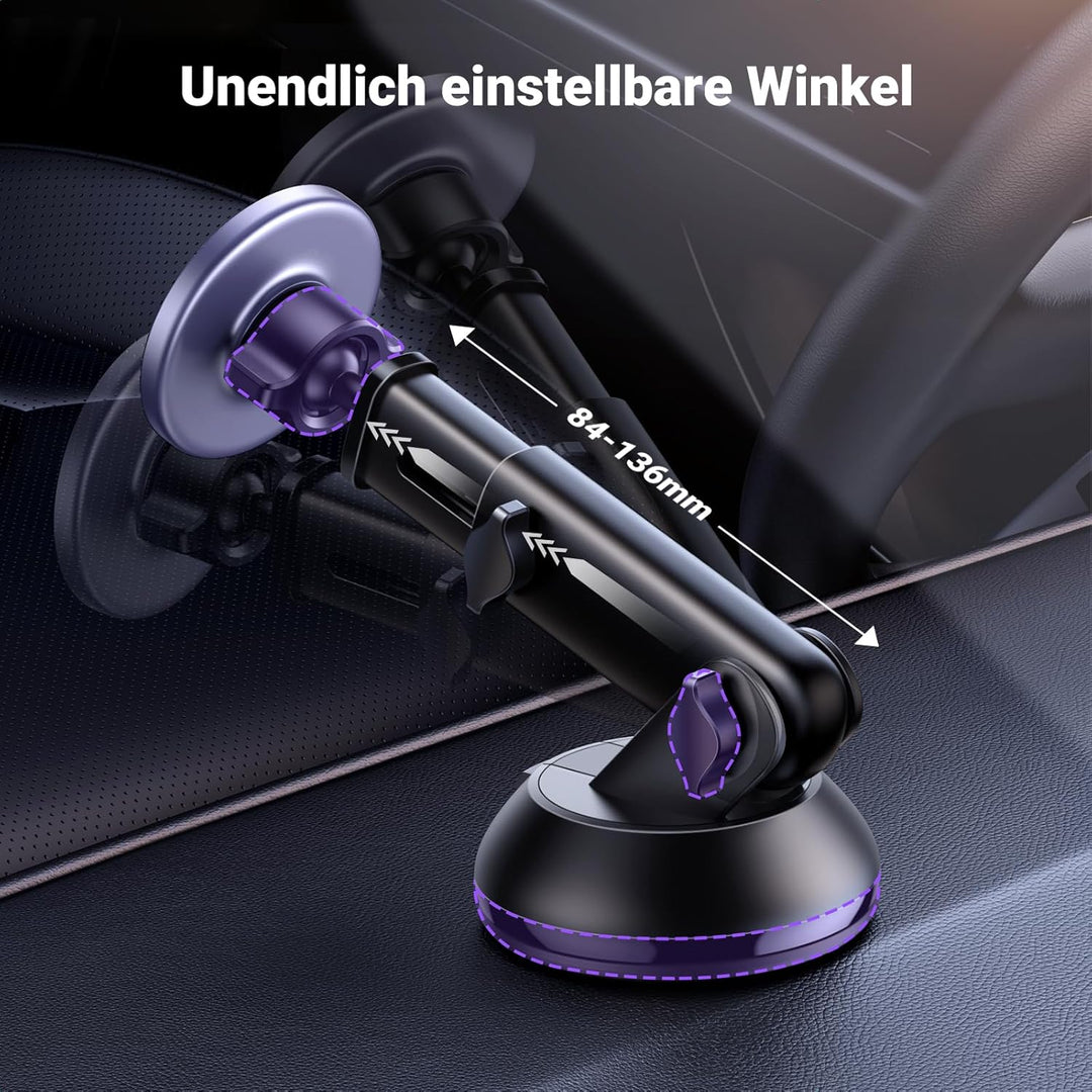 UGREEN MagSafe Autohalterung 2 in 1 Handyhalterung Auto Magnet 360° Drehbar Kfz Handyhalterung Auto