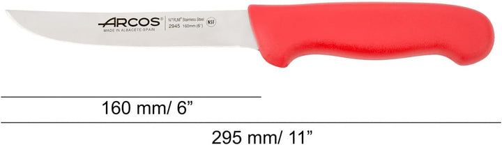 Arcos Ausbeinmesser mit Nitrum Edelstahlklinge 160 mm - Professionelles Fleischermesser zum Schneide