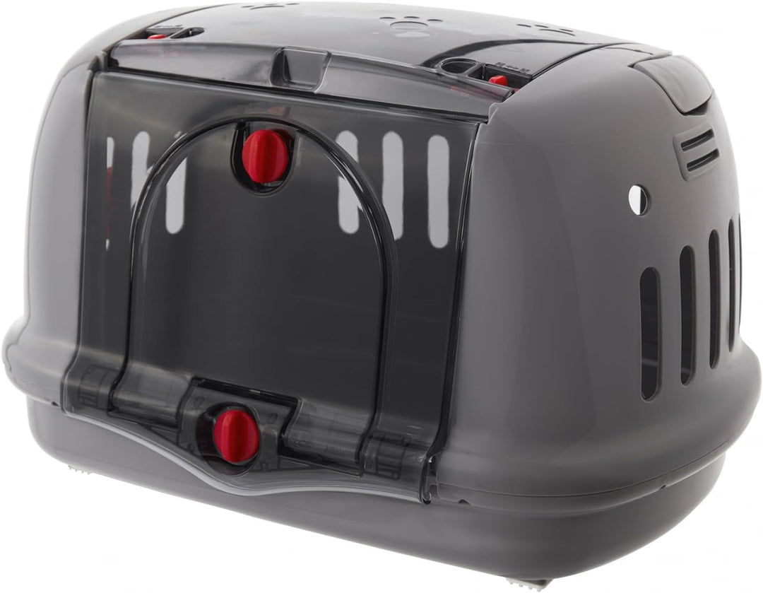 Iris Ohyama, Korb, Box, Kiste, Transporttasche aus Kunststoff (PP) für Hund, Katze, L48 x T32.1 x H3