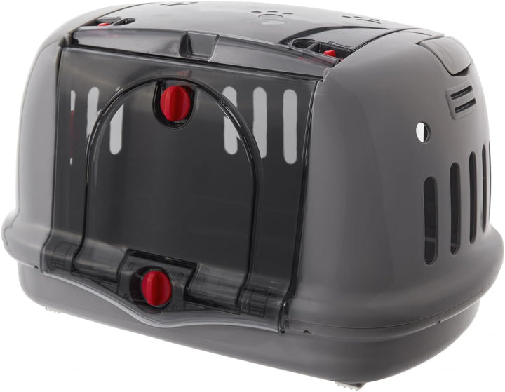Iris Ohyama, Korb, Box, Kiste, Transporttasche aus Kunststoff (PP) für Hund, Katze, L48 x T32.1 x H3