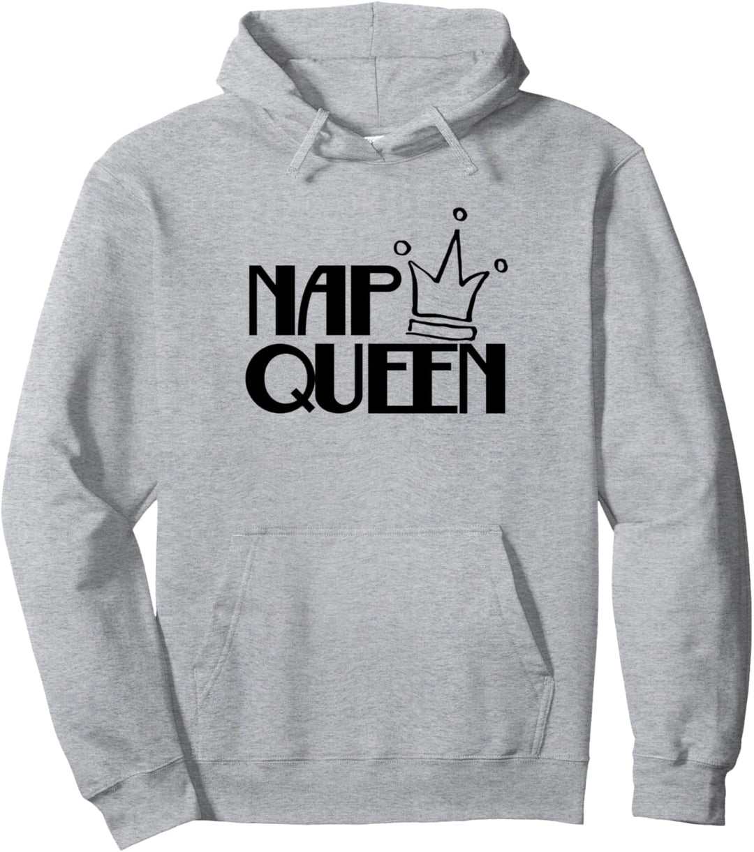 Nap Queen Grafik-Design Lustiges Schlafen Nickerchen Pullover Hoodie