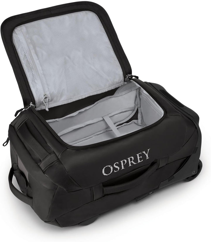 Osprey Unisex – Erwachsene Rolling Transporter 40 Duffel Bag Einheitsgrösse Schwarz, Einheitsgrösse